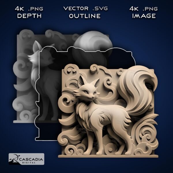 Animal Laser Engrave 3D Illusion Kit