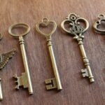 Antique Brass Skeleton Key Wedding Favors