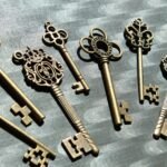 Bronze Skeleton Key Collection for Events