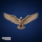 Eagle Wings Spread 3D Wood Slate