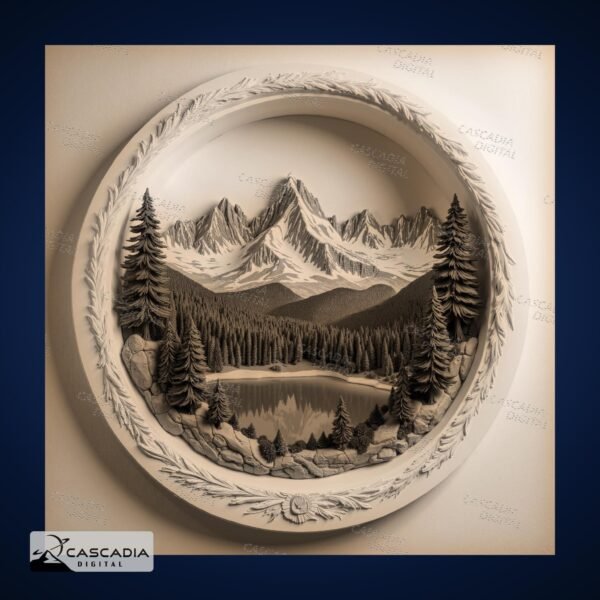 Forest River Diorama - 3D Illusion