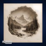 Nature Diorama - Laser Engrave Image