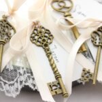 Vintage Wedding Escort Cards with Keys